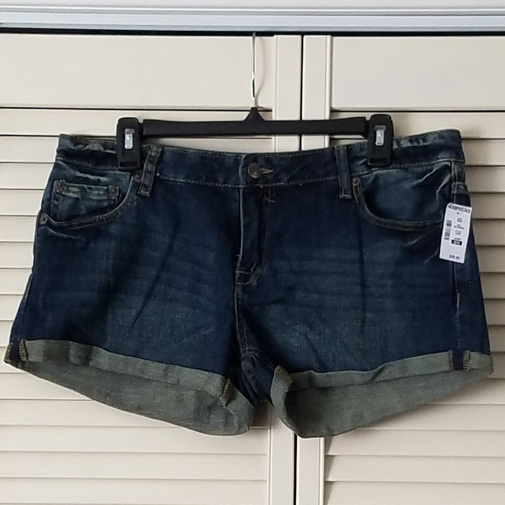 NWT AEROPOSTALE BLUE JEAN DENIM SHORTS SIZE 13/14